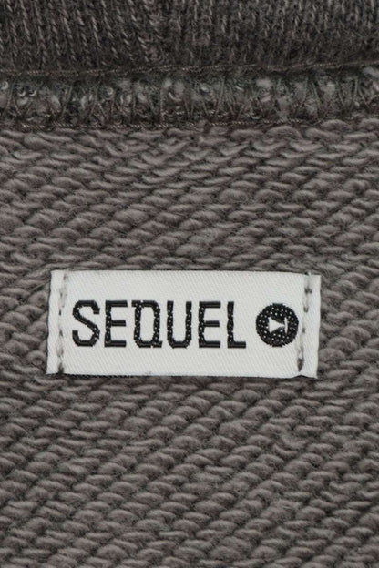 SEQUEL 24SS Print Zip Up Hoodie Gray Size XL