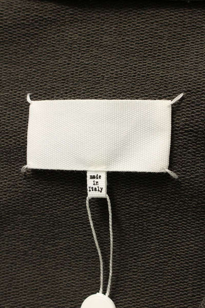 Maison Margiela Logo Zip Up Hoodie Green Size S