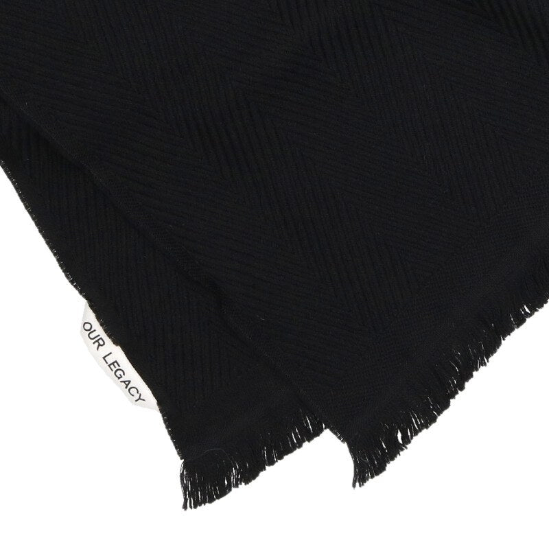 Our Legacy Wool Scarf Black One Size