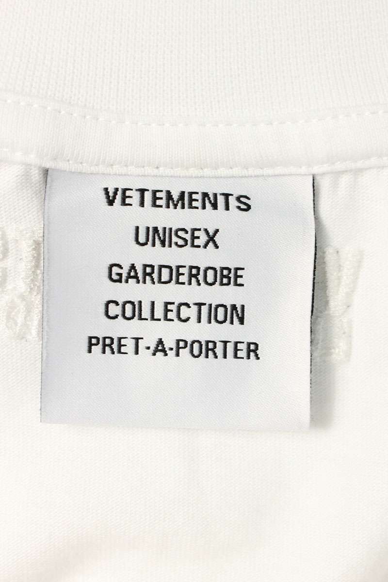 Vetements 24AW embroidery Logo T-Shirt White Size L
