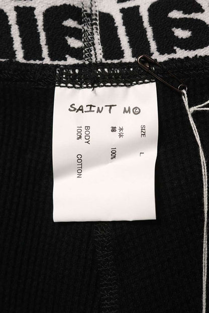 Saint Michael 25SS thermal Long Pants Black Size L
