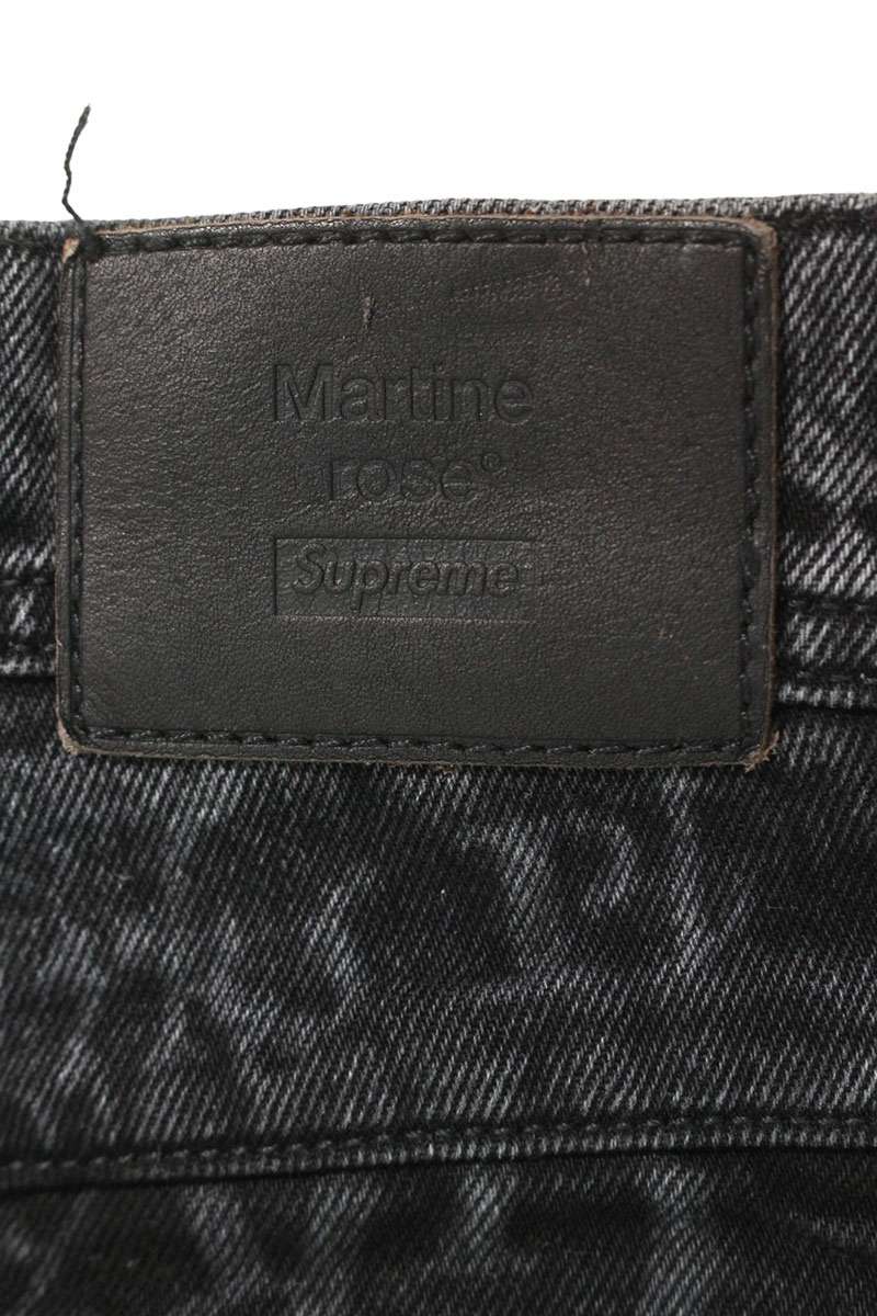 Supreme x MARTIN ROSE 24AW Denim Cargo Pant Pants Black Size 30