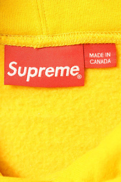 Supreme 23AW Small Box Drawcord Hooded Sweatshirt Yellow Size XL
