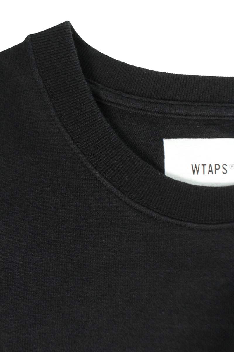Vintage Wtaps Tops - WTAPS 25SS Back Logo Embroidered T-Shirt Black Size L - Authentic Archive
