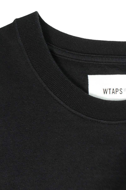 Vintage Wtaps Tops - WTAPS 25SS Back Logo Embroidered T-Shirt Black Size L - Authentic Archive
