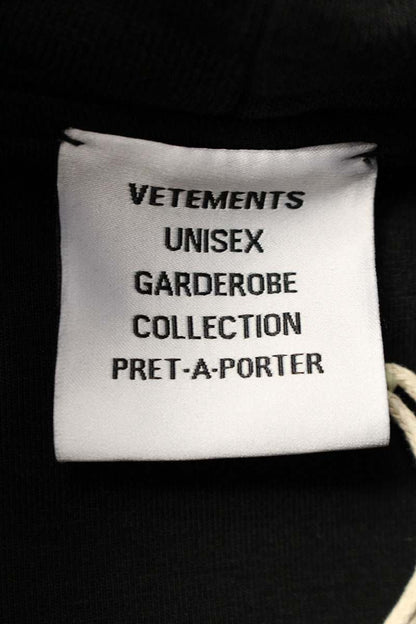 Vetements 25SS Logo Hoodie Black Size XS
