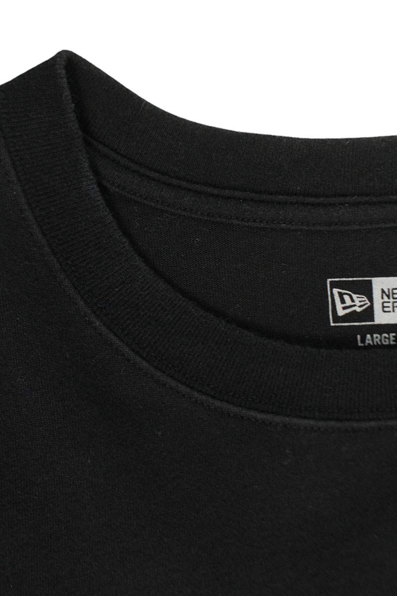YOHJI YAMAMOTO POUR HOMME x New Era Logo Print T-Shirt Black Size 4