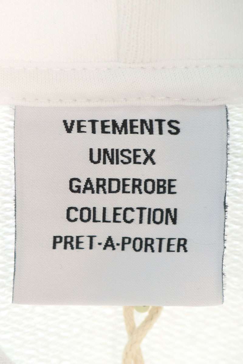 Vetements 24AW Logo Hoodie White Size L