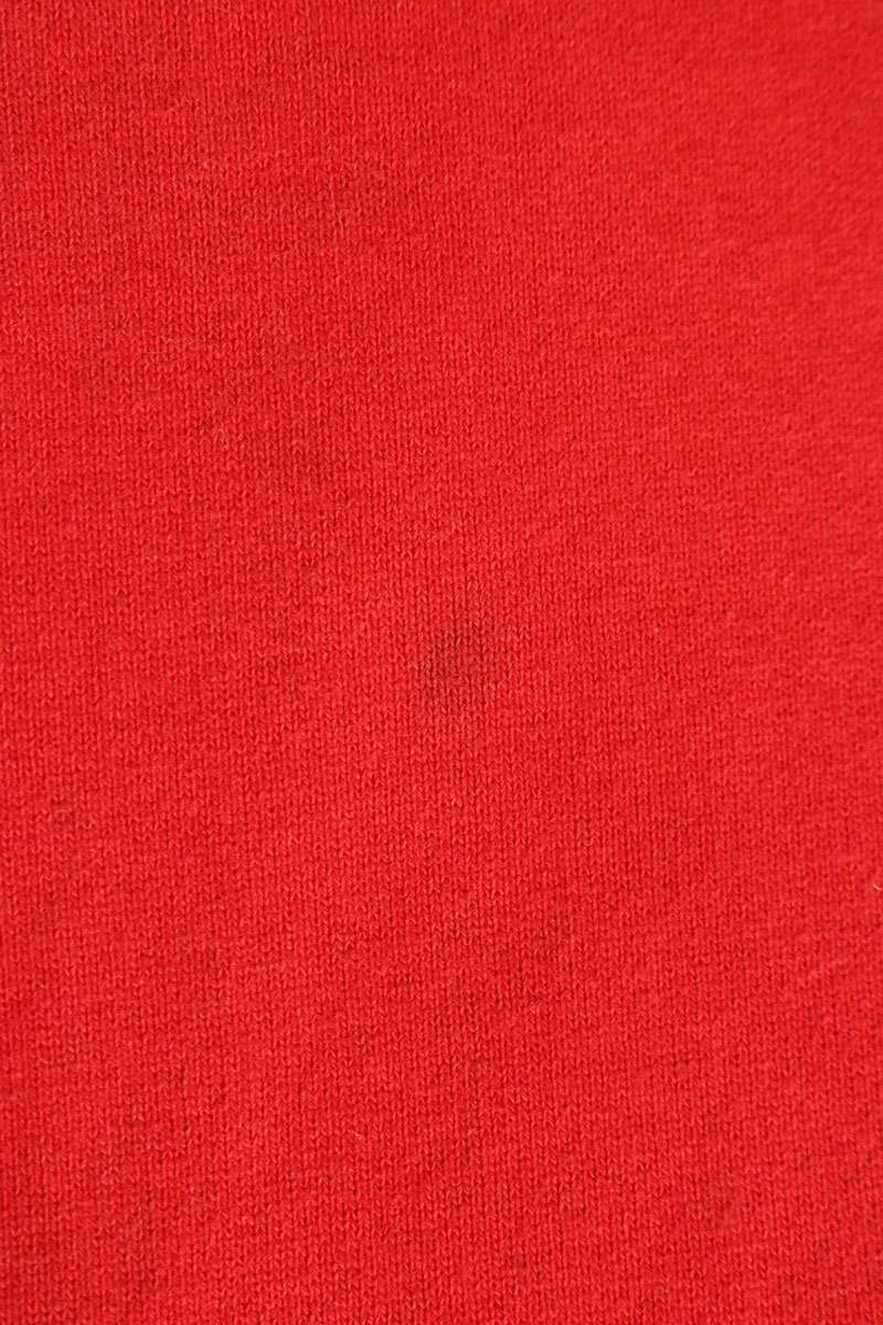 Supreme Logo Print Zip Up Hoodie Red Size M