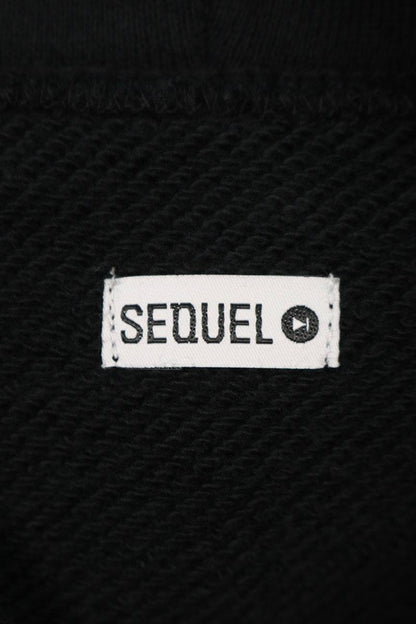 SEQUEL 23AW Logo Print Hoodie Black 23AW-HD Size S