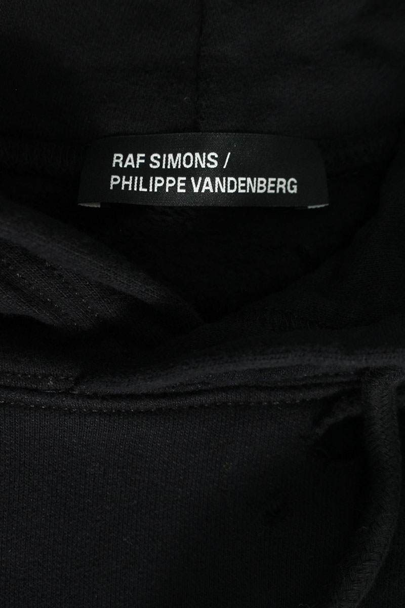 Raf Simons 23SS Patchwork Hoodie Black Size S