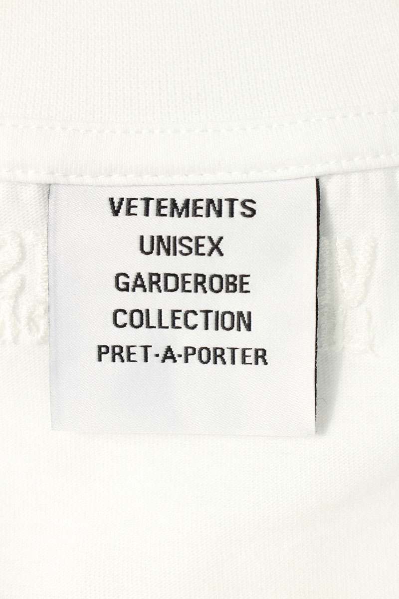 Vetements 24AW embroidery Logo T-Shirt White Size M
