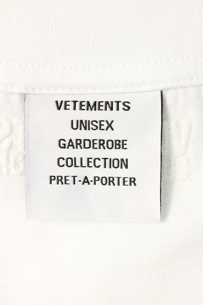 Vetements 24AW embroidery Logo T-Shirt White Size M
