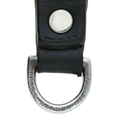 Chrome Hearts D-Ring Belt Loop Black x Silver