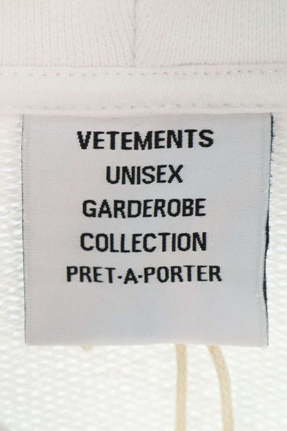Vetements 24AW Logo Hoodie White Size M