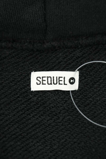 SEQUEL 24AW Print Hoodie Black Size L