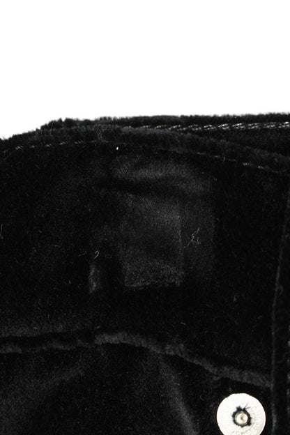 OUR LEGACY Vast Cut Velvet Long Pants Black Size 34