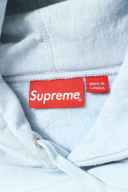 Supreme Lace Hooded Sweatshirt Blue Size M