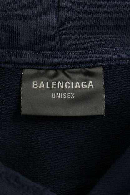 Vintage Balenciaga Tops - BALENCIAGA BE NICE Distressed Hoodie Blue Size L - Authentic Archive