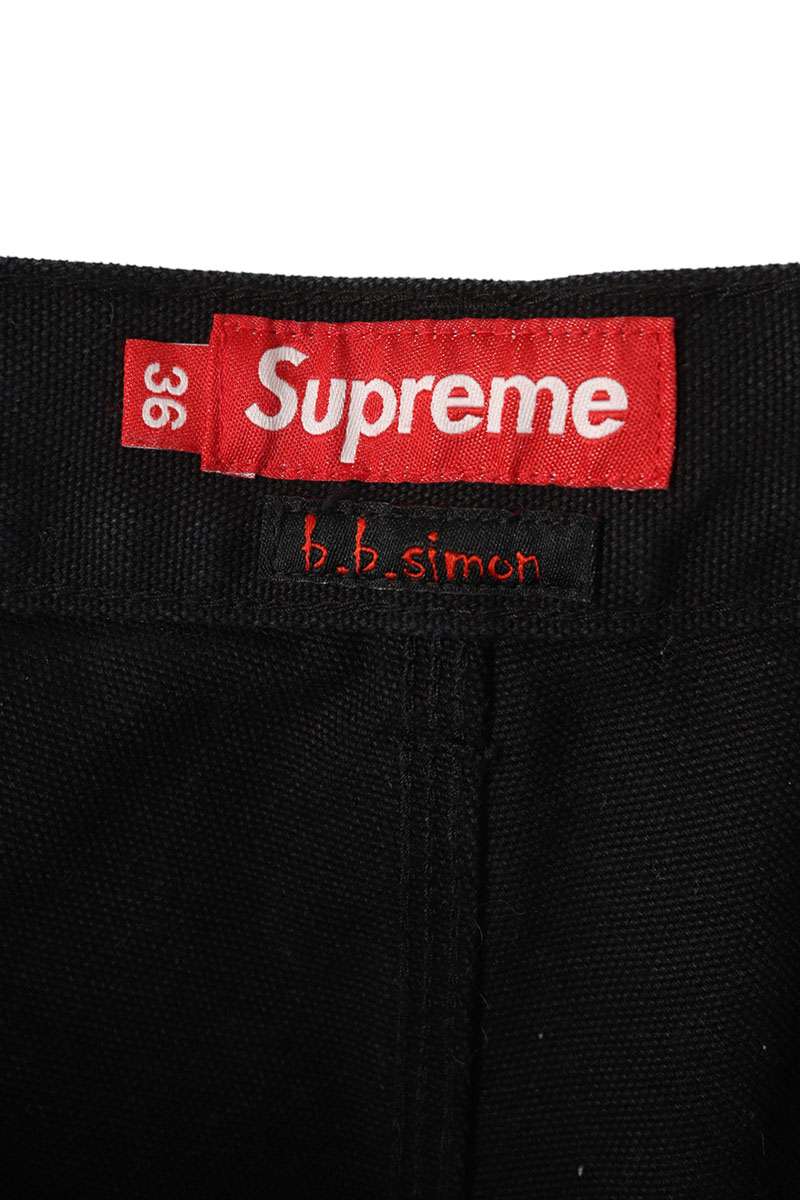 Supreme x B.B. Simon 25AW Quilted Double Knee Painter Pant Black Black Size 36