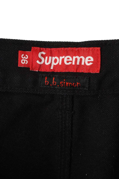 Supreme x B.B. Simon 25AW Quilted Double Knee Painter Pant Black Black Size 36