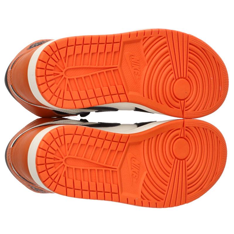 Nike Sneakers Orange x Black x White Size 25cm
