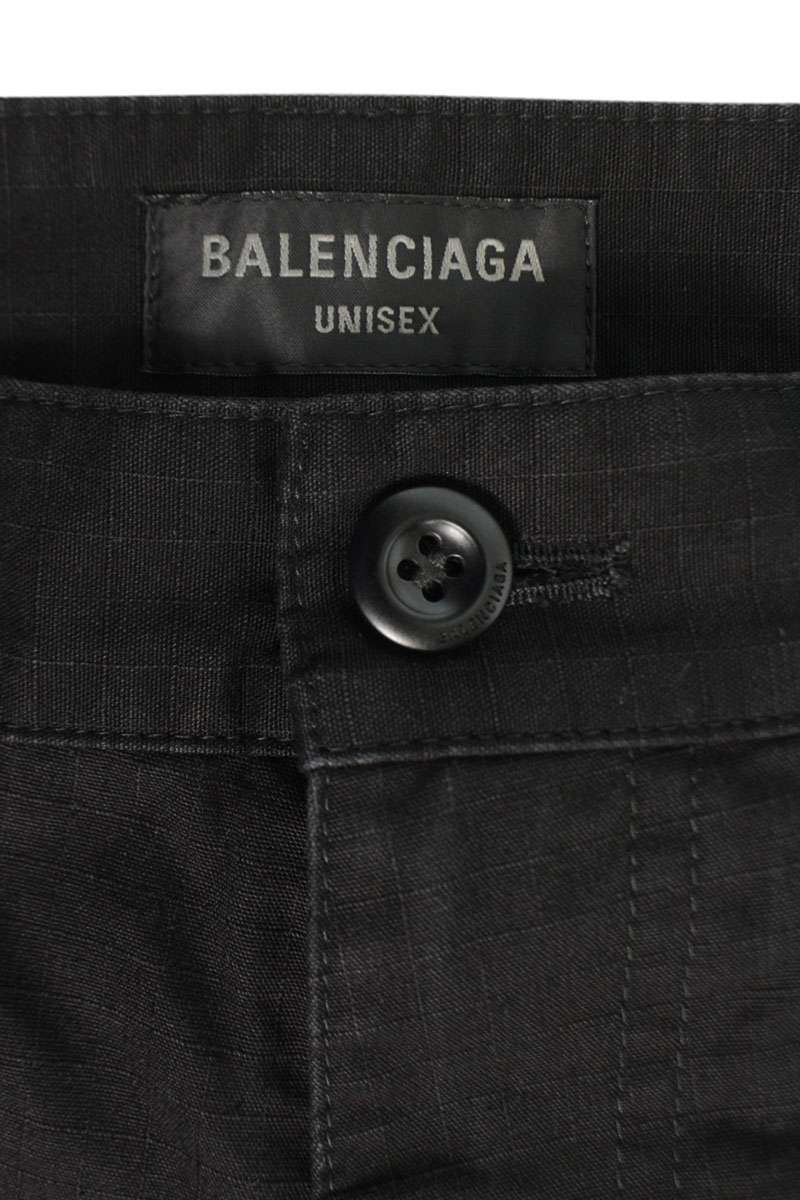 Balenciaga 22AW Cargo Long Pants Black Size XXS