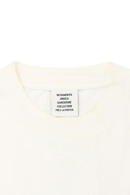 Vetements UK Logo Print T-Shirt White Size S