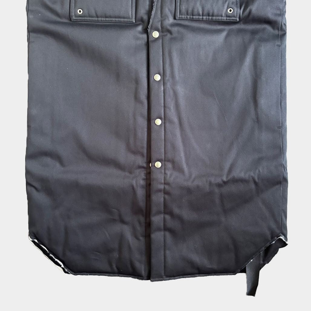 RICK OWENS 21AW Vest Black Size 48