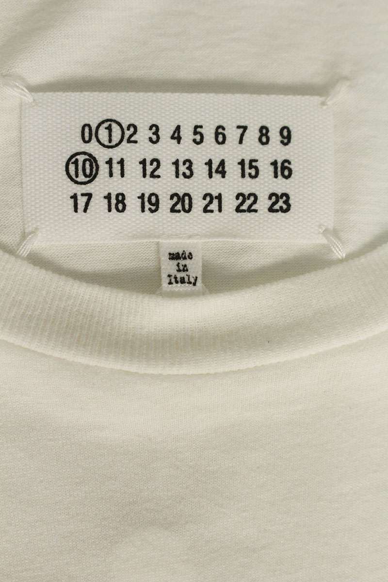 Vintage Maison Margiela Tops - Maison Margiela 25SS Logo Print T-Shirt White Size XL - Authentic Archive