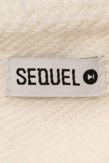 SEQUEL 24AW white Print Pullover Hoodie White Size XL