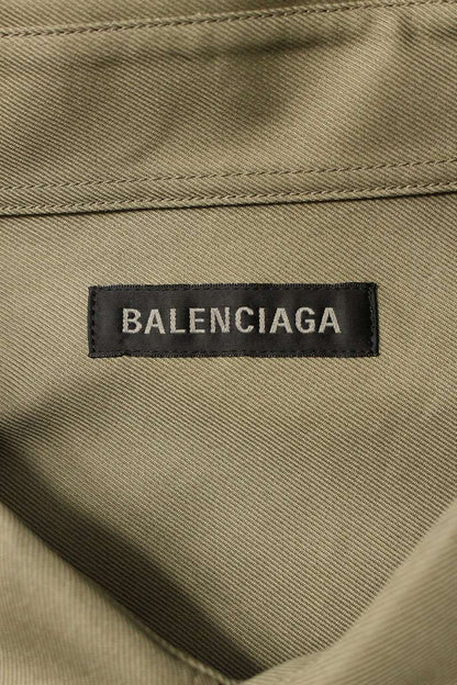 Balenciaga Long Sleeve Shirt Brown Size XS
