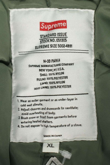 Supreme 24AW Well-Washed Coat Green Size XL