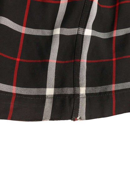 Balenciaga Wide Long Pants Black x Red Size 32
