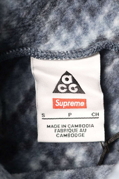 Supreme x Nike 22AW ACG Fleece Pullover Blouson Blue Size S