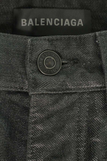 Balenciaga Wide Denim Pants Gray Size 28