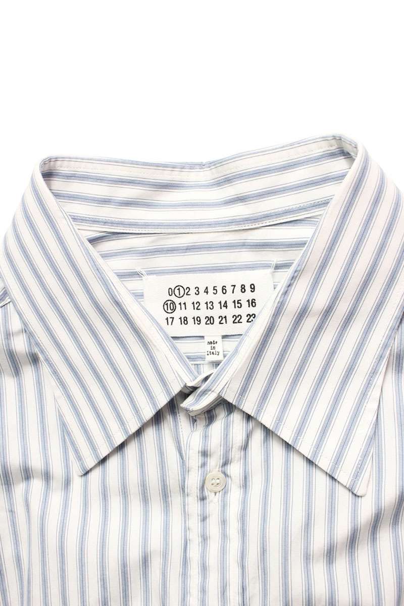 Vintage Maison Margiela Tops - Maison Margiela Striped Cotton Long Sleeve Shirt Size S - Authentic Archive