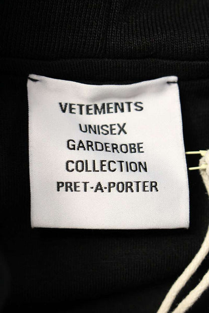 Vetements 25SS Logo Hoodie Black Size S