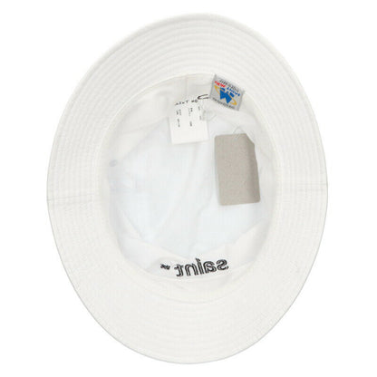 Saint Michael 25SS SAINT Logo Bucket Hat White Size ONE
