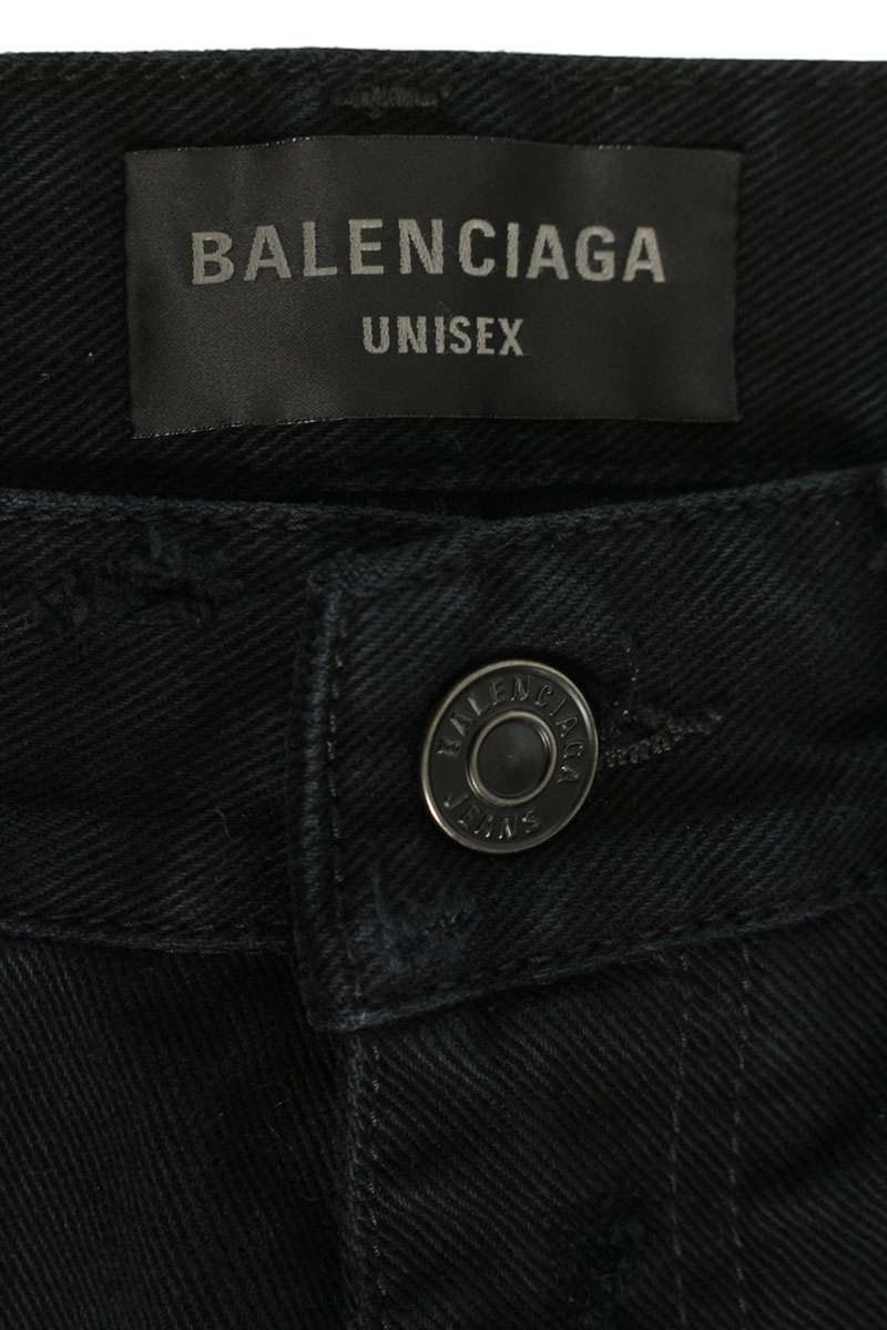 Balenciaga Distressed Pants Black Size US 30