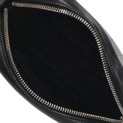Saint Laurent Paris x Canvas Leather shoulder bag Grey x Black One Size