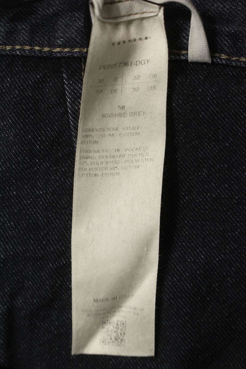 DRKSHDW 25AW Washed Double Cargo Denim Pants Blue Size 32