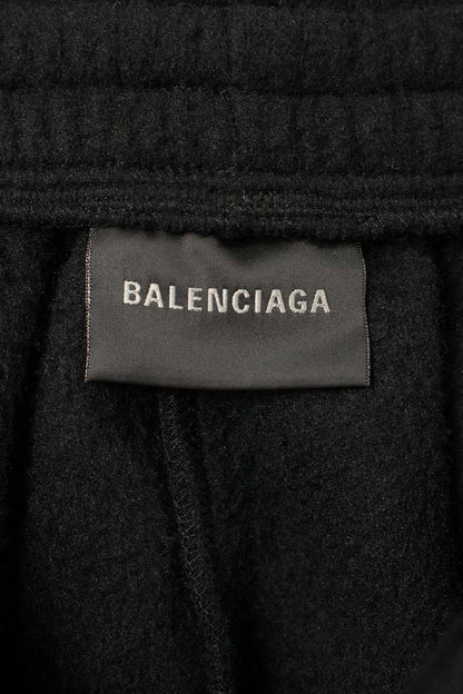 Balenciaga 23AW Fleece Long Pants Black Size M