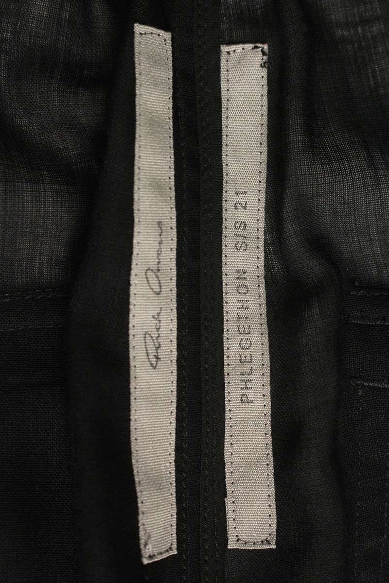 Vintage Rick Owens Bottoms - Rick Owens Sheer Long Pants Wool Black Size 50 - Authentic Archive