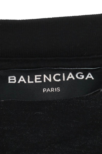 Balenciaga Logo Print T-Shirt Black Size XS