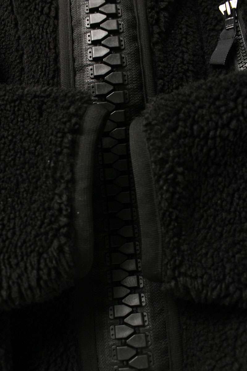 MIHARAYASUHIRO Wide Back Boa Blouson Jacket Black Size S