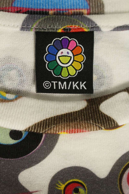 TAKASHI MURAKAMI KAIKAI KIKI Jelly Fish Eyes Print S S Tshirts White Size XXL