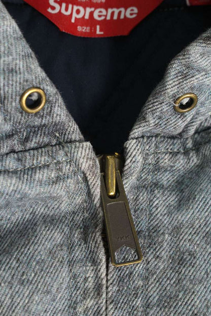Supreme 24AW HJR Trompe L'oeil Hooded Work Jacket Blouson Blue Size L