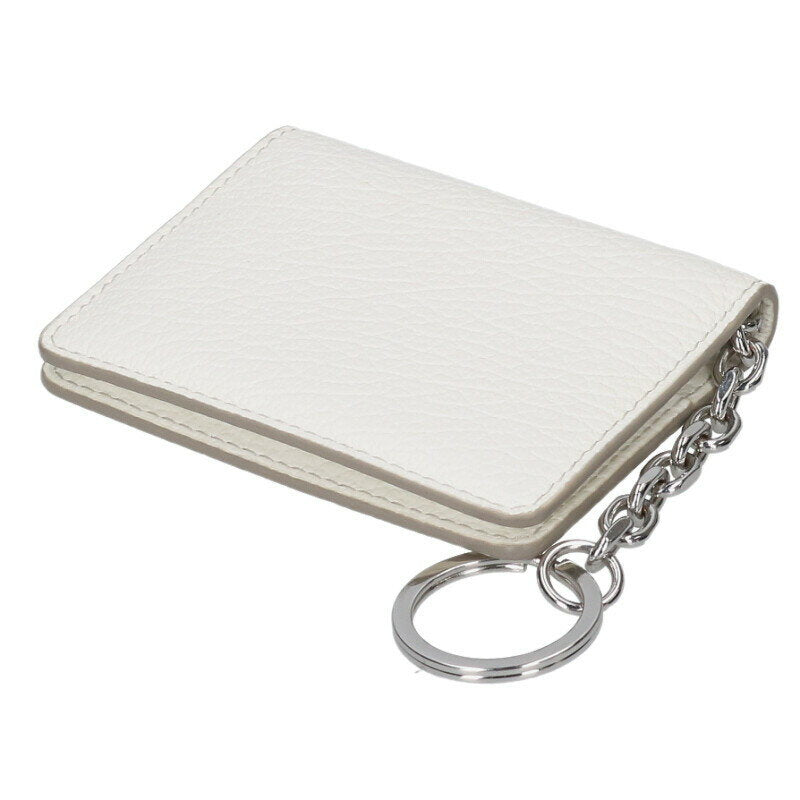 Maison Margiela 4-Stitch Leather Card Case White