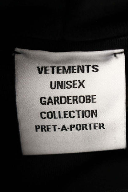 Vetements 25SS Logo Hoodie Black x Red Size S